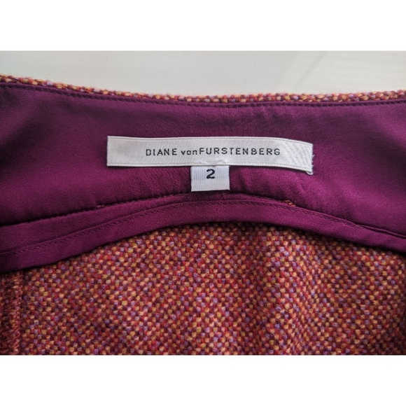 DVF "Collins" Tweed Skirt - Picture 4 of 13